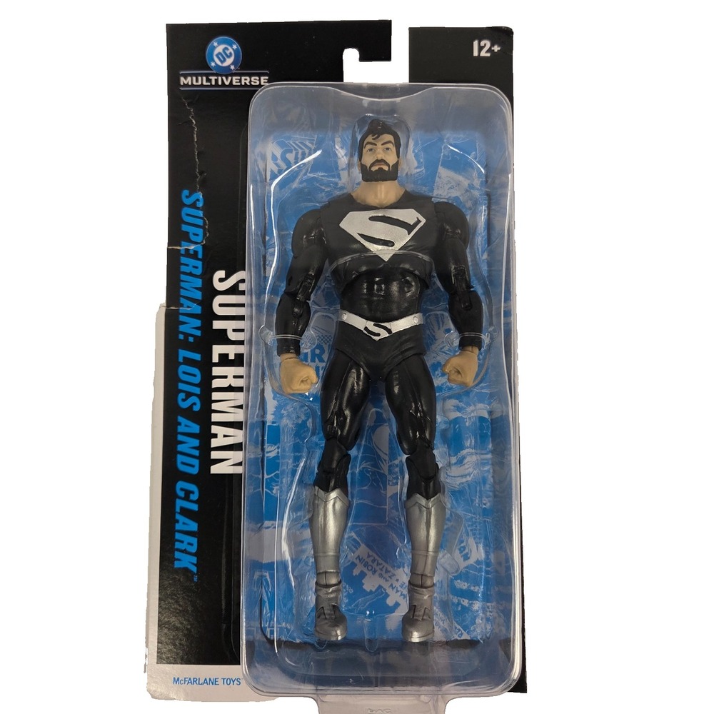 McFarlane DC Multiverse Superman Lois and Clark 7 Inch Action Figure Black Suit